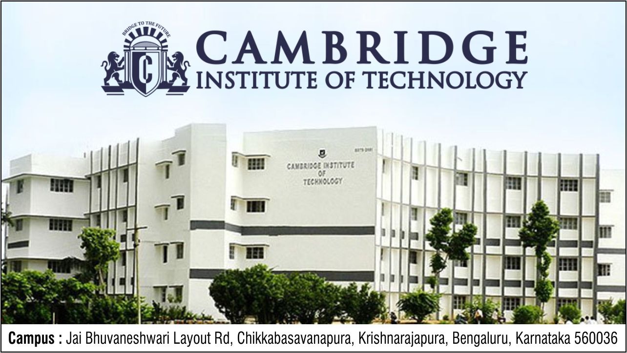 out side view of Cambridge Group of Institutions - CIT Bengaluru